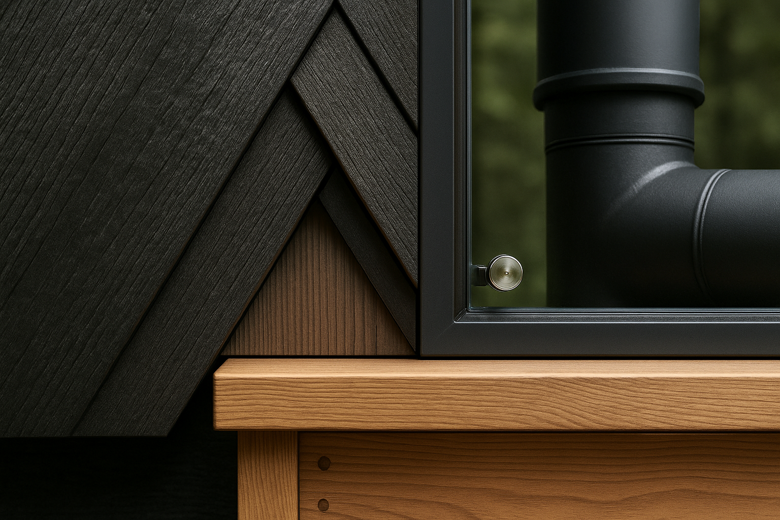Luxury A-Frame Cabin - Premium Detail View