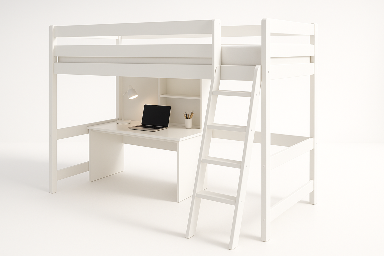 Side view of Sky High Study Loft