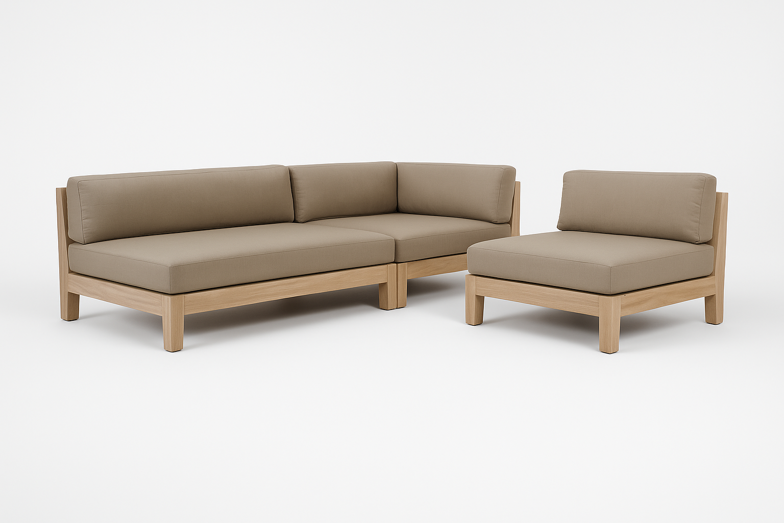 Side view of Titan Premium Modular Sofa