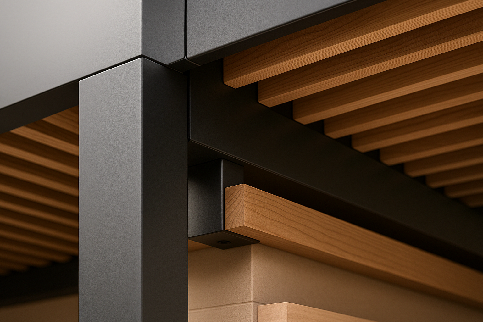 Solace Custom Design Pergola - Detail View