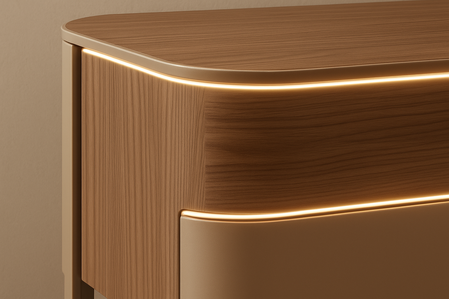 Studio Garde – Urban Nightstand - LED Integration Detail