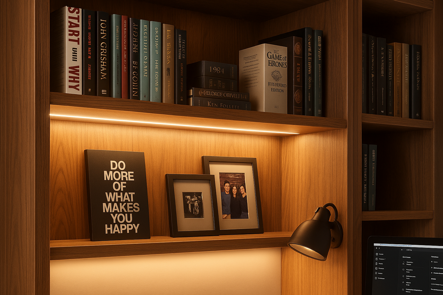 Titan Designer Murphy Bed - Detail View