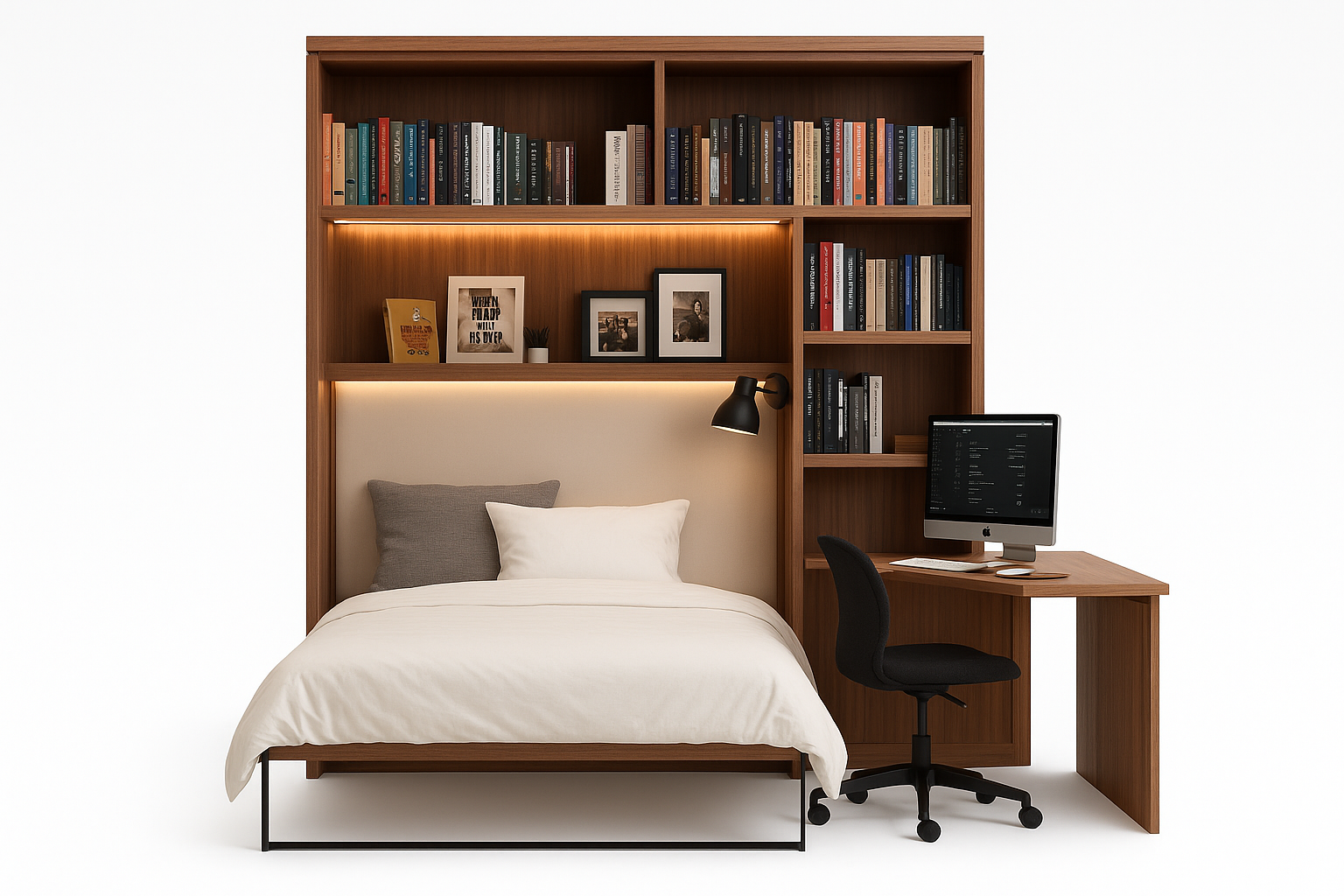 Titan Designer Murphy Bed - Front View