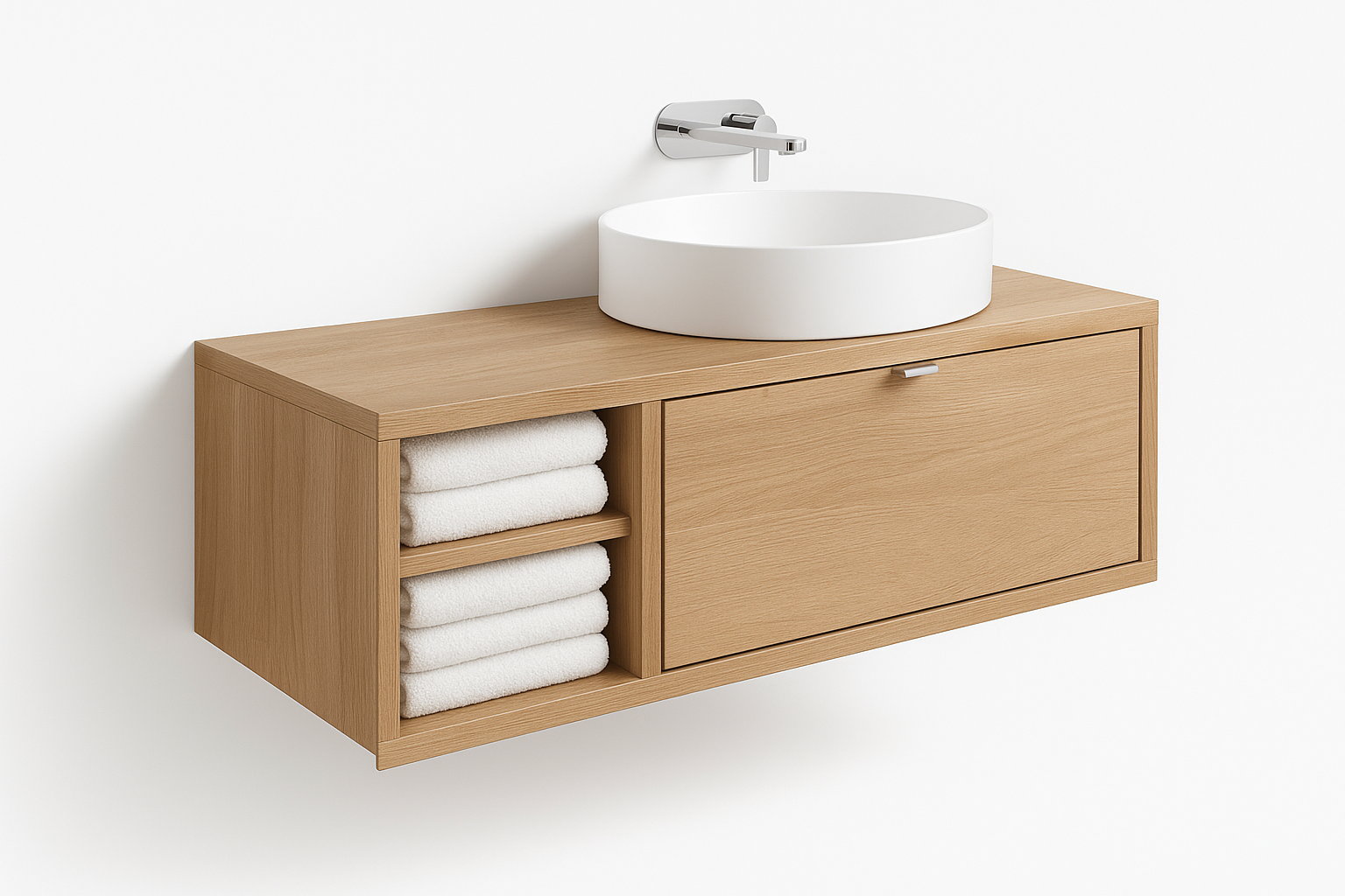 Varen Wall Vanity - Perspective View