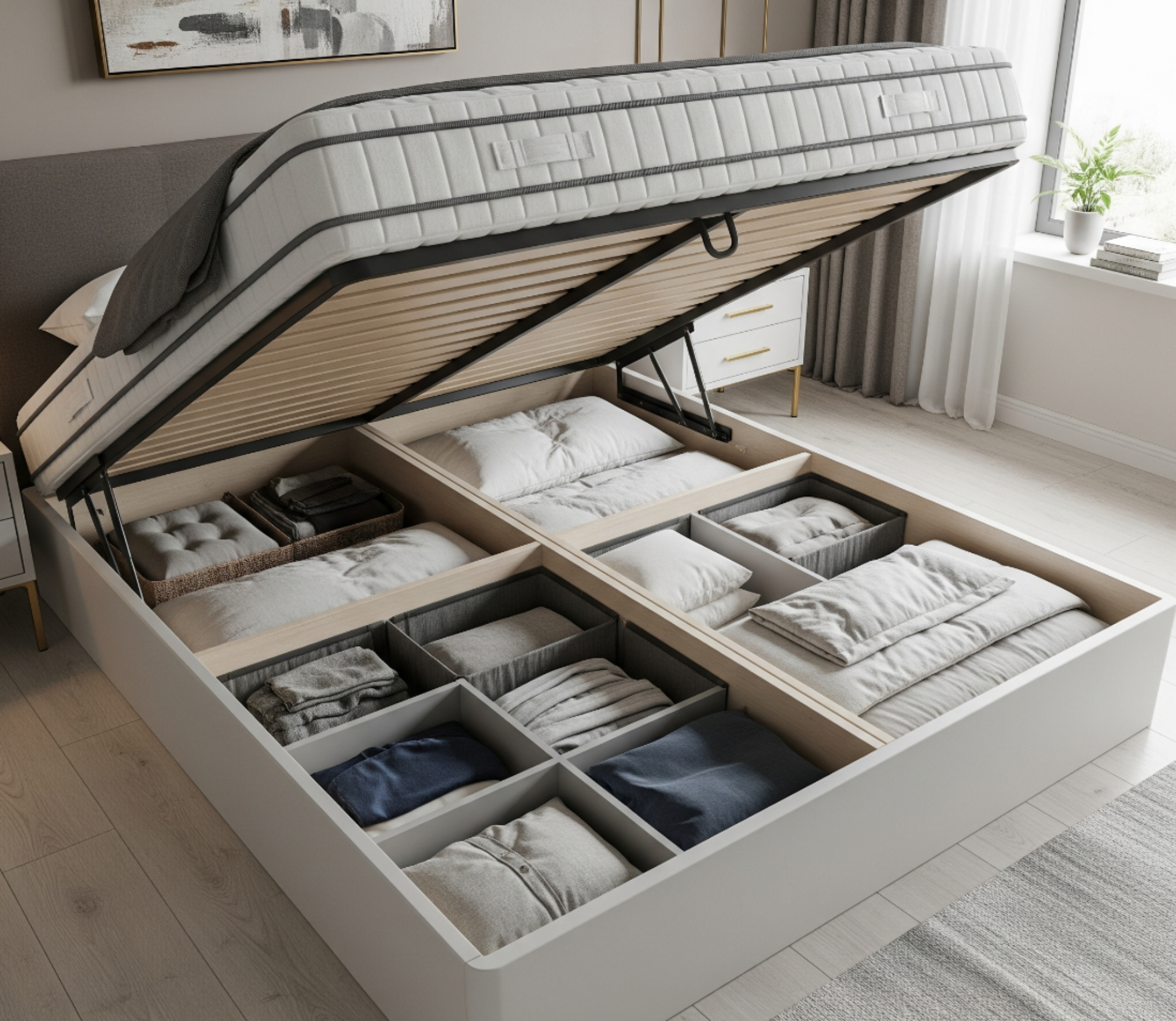 Aurea Hydraulic Storage Bed