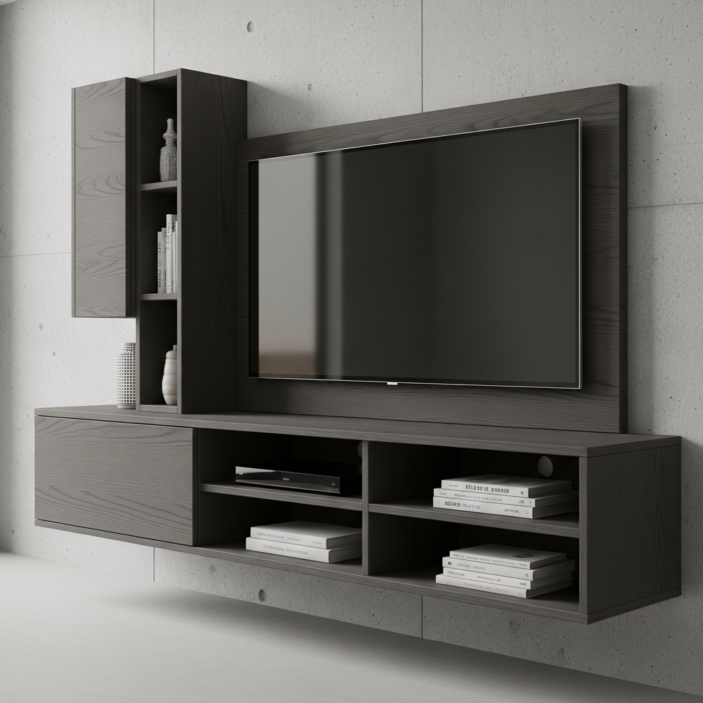 Eclipse Wall-Mounted Media Unit