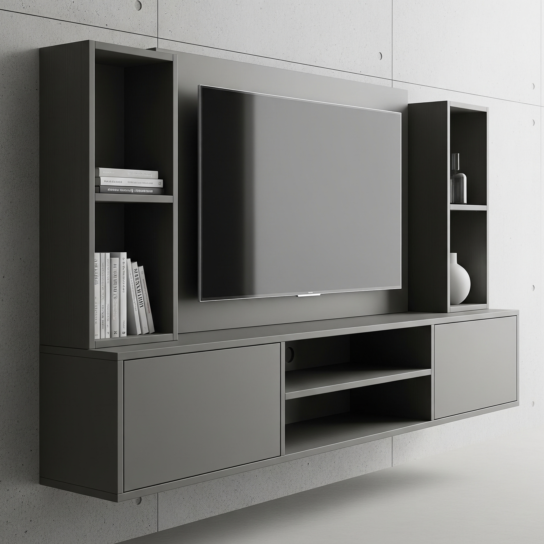 Eclipse Wall-Mounted Media Unit