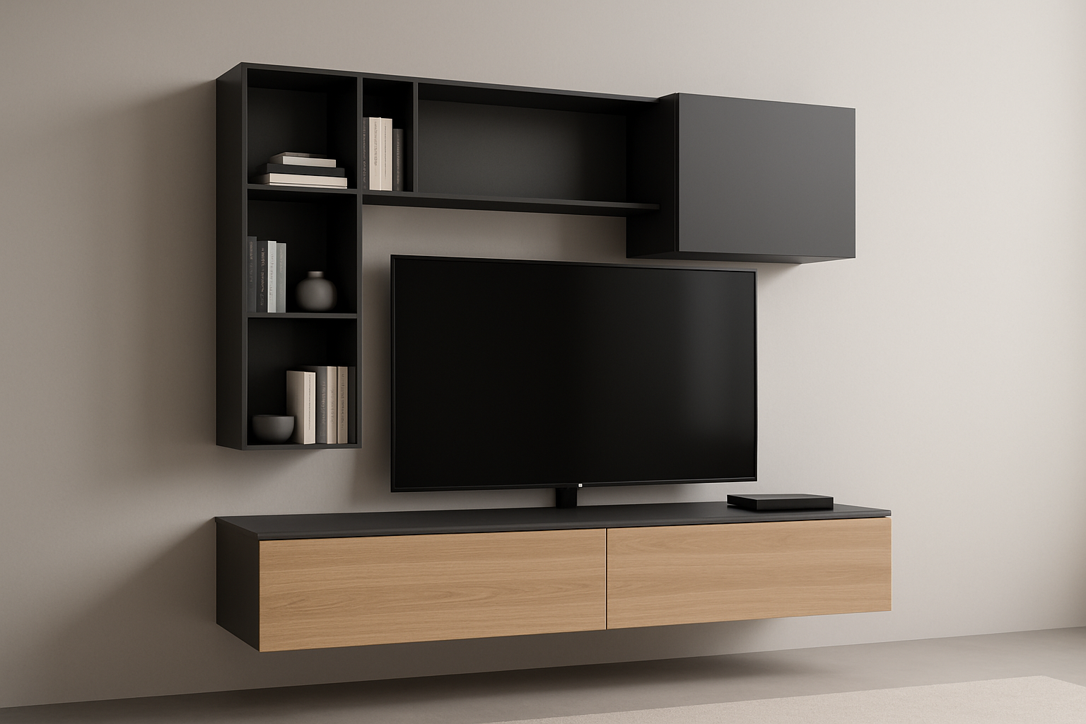 Luna Floating Console TV Unit- Alternative Angle