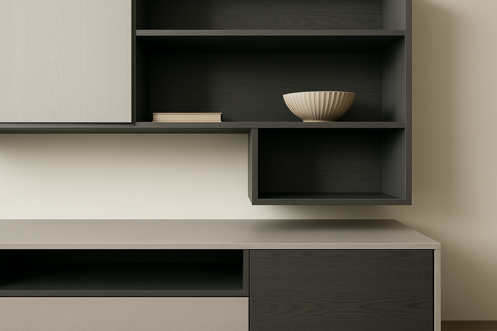 Luna Floating Console TV Unit- Detail Shot