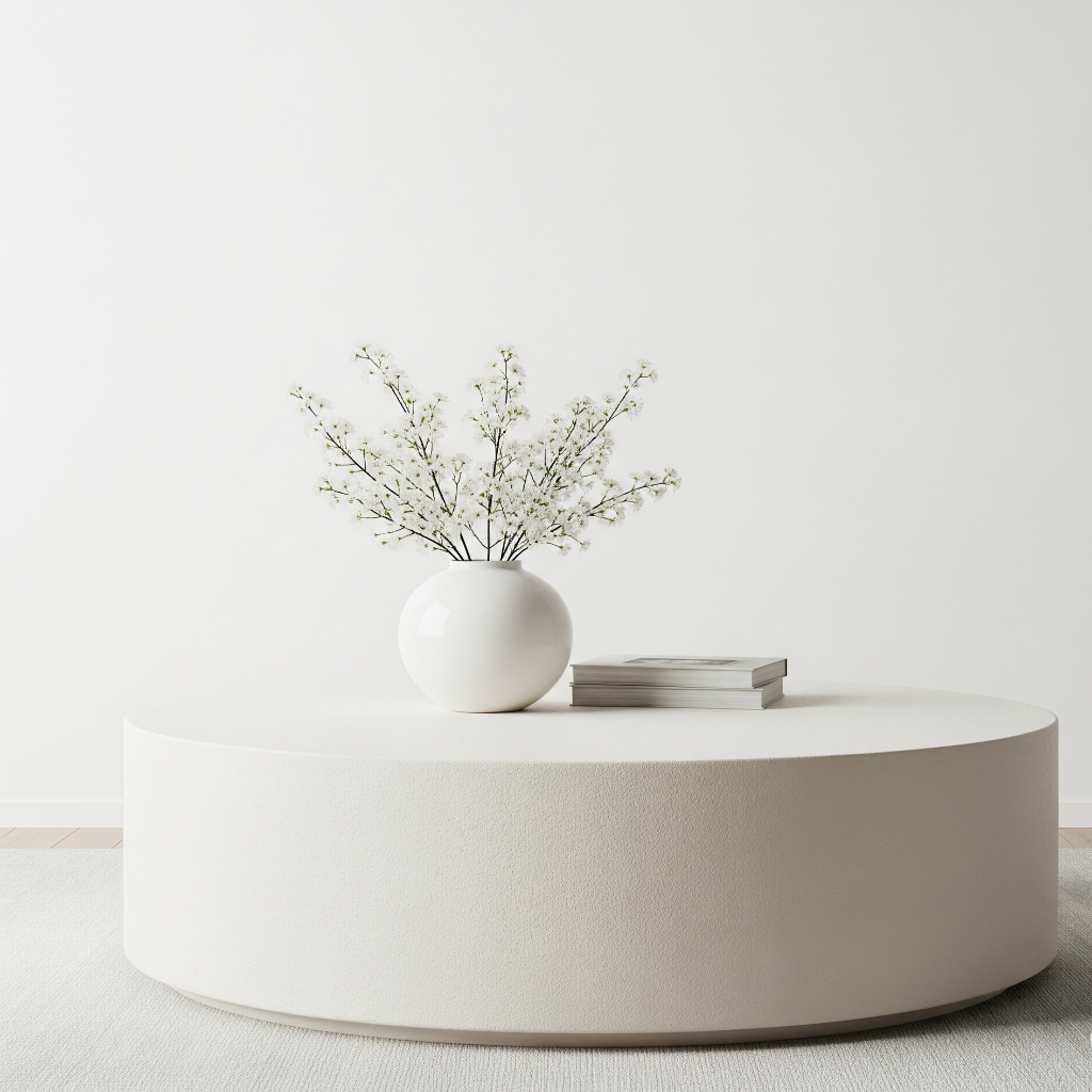 Vega Micro Cement Coffee Table