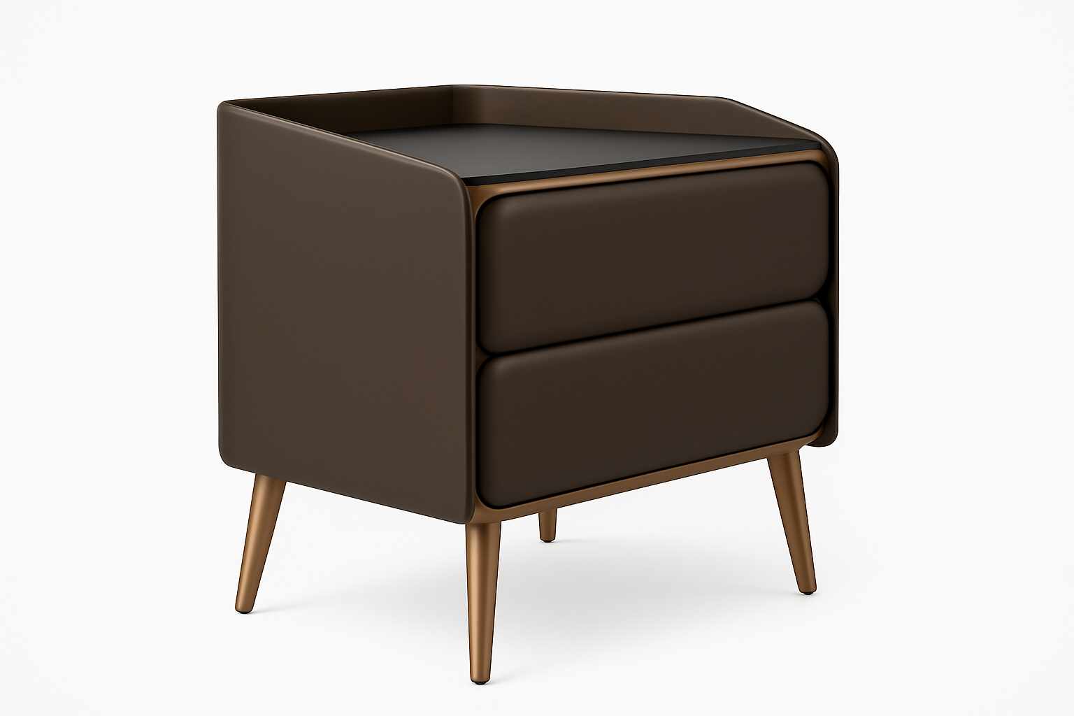 Atelier Sage Timeless Bedside Table - Side View