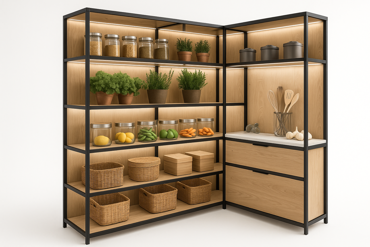 Atelier Sage Timeless Pantry Collection - Perspective View