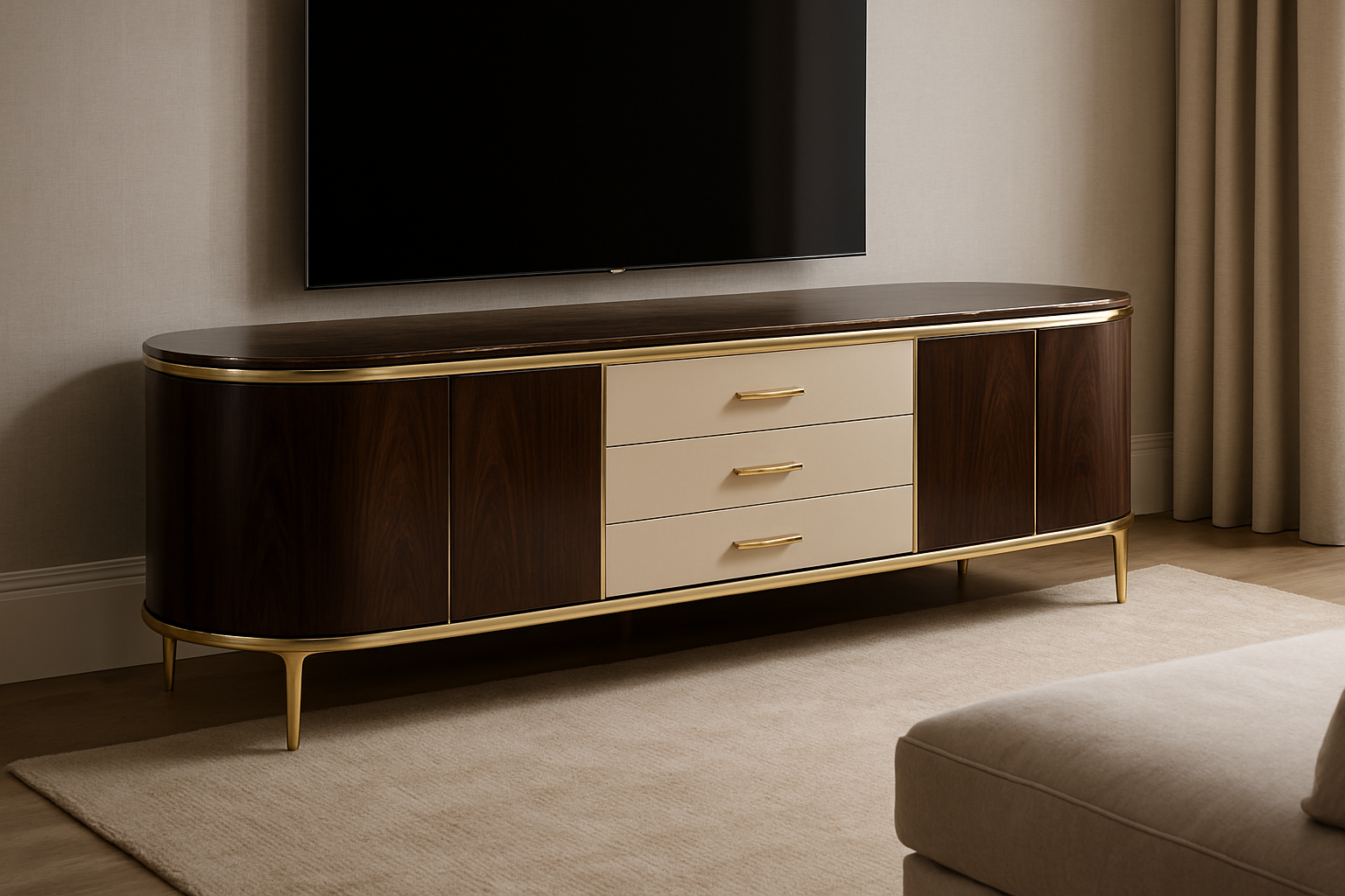 Aurea Media Unit Console - Superior Craftsmanship View