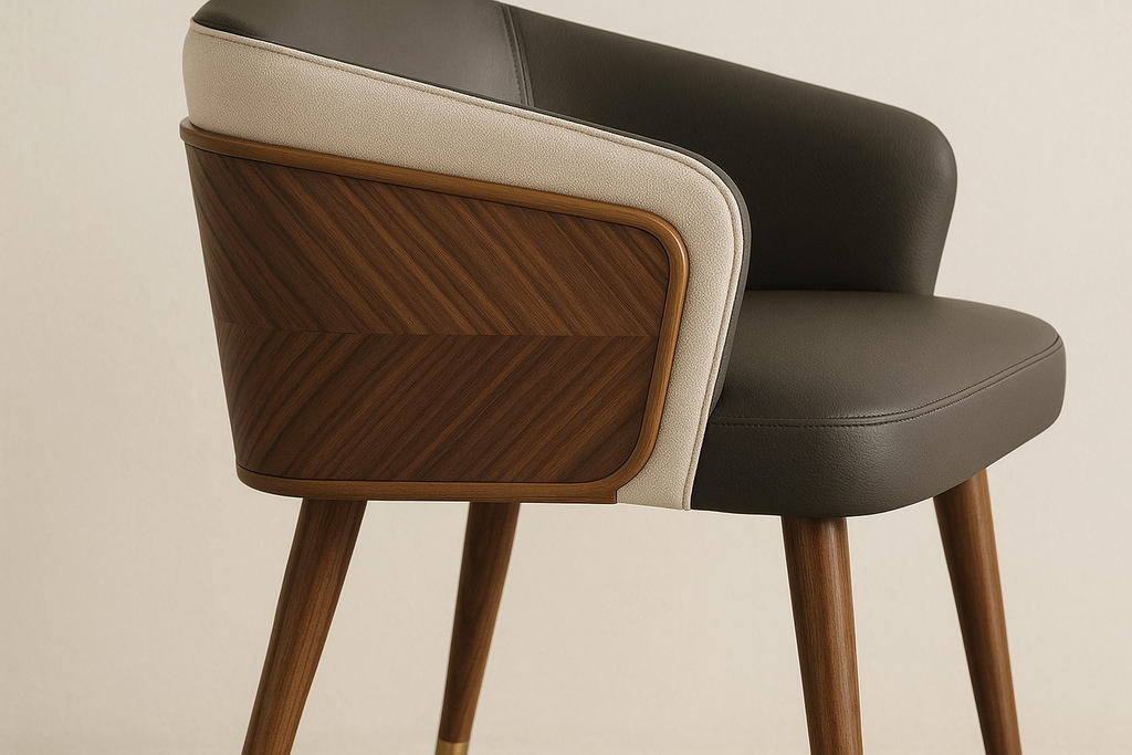 Belle Lumière – Radiant Comfort Chair - Detail Shot