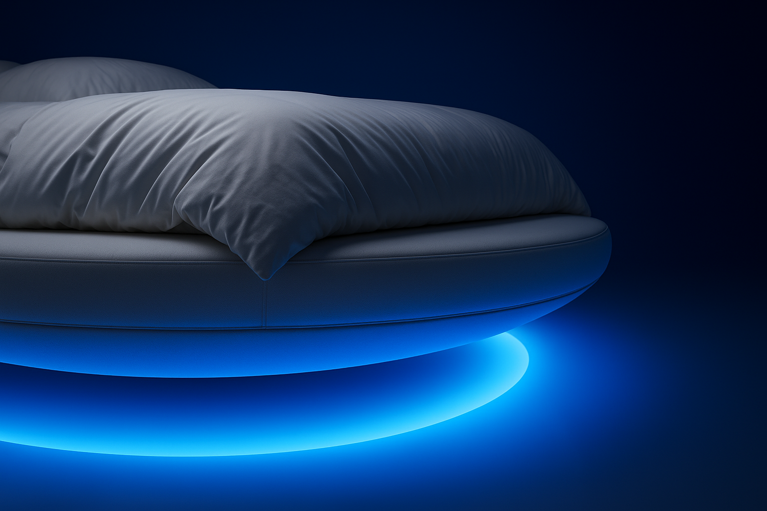 Belle Lumière – Radiant Dream Bed - Floating Platform Detail