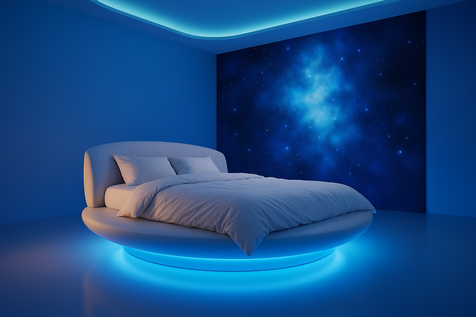 Belle Lumière – Radiant Dream Bed - Sanctuary of Elegance
