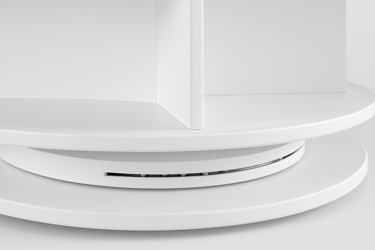 Belle Lumière Rotating Tower Shoe Rack - Detail View