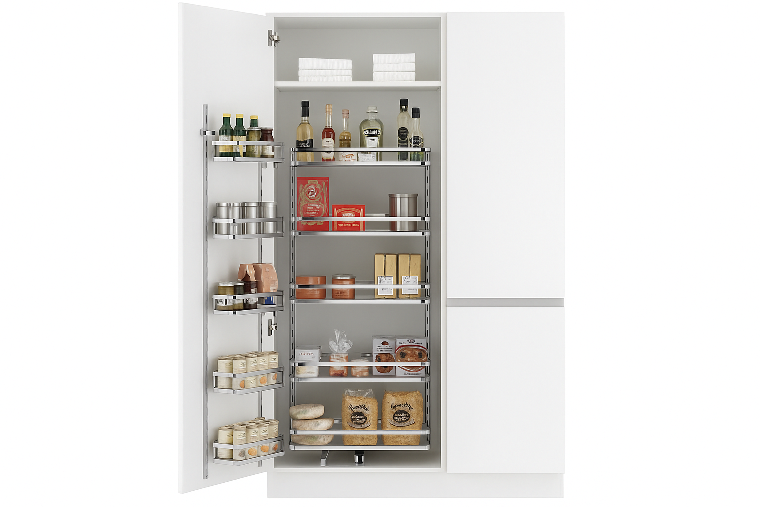 Céleste Tall Pantry Unit - Corrected Front View