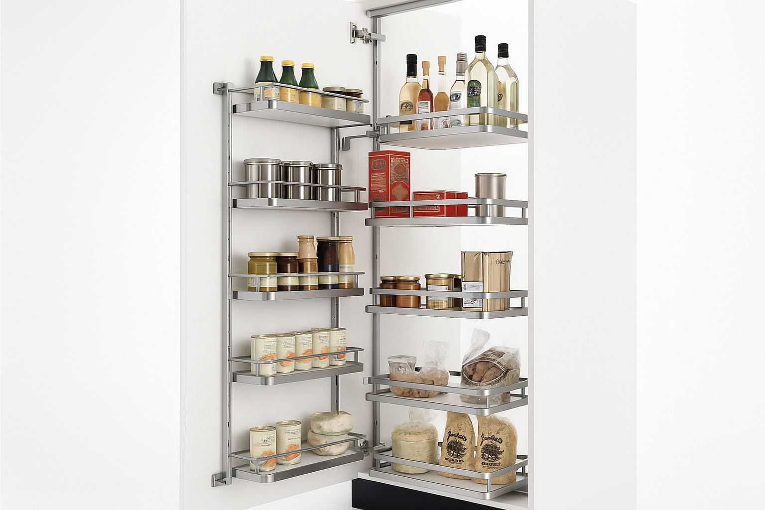 Céleste Tall Pantry Unit - Corrected Side View