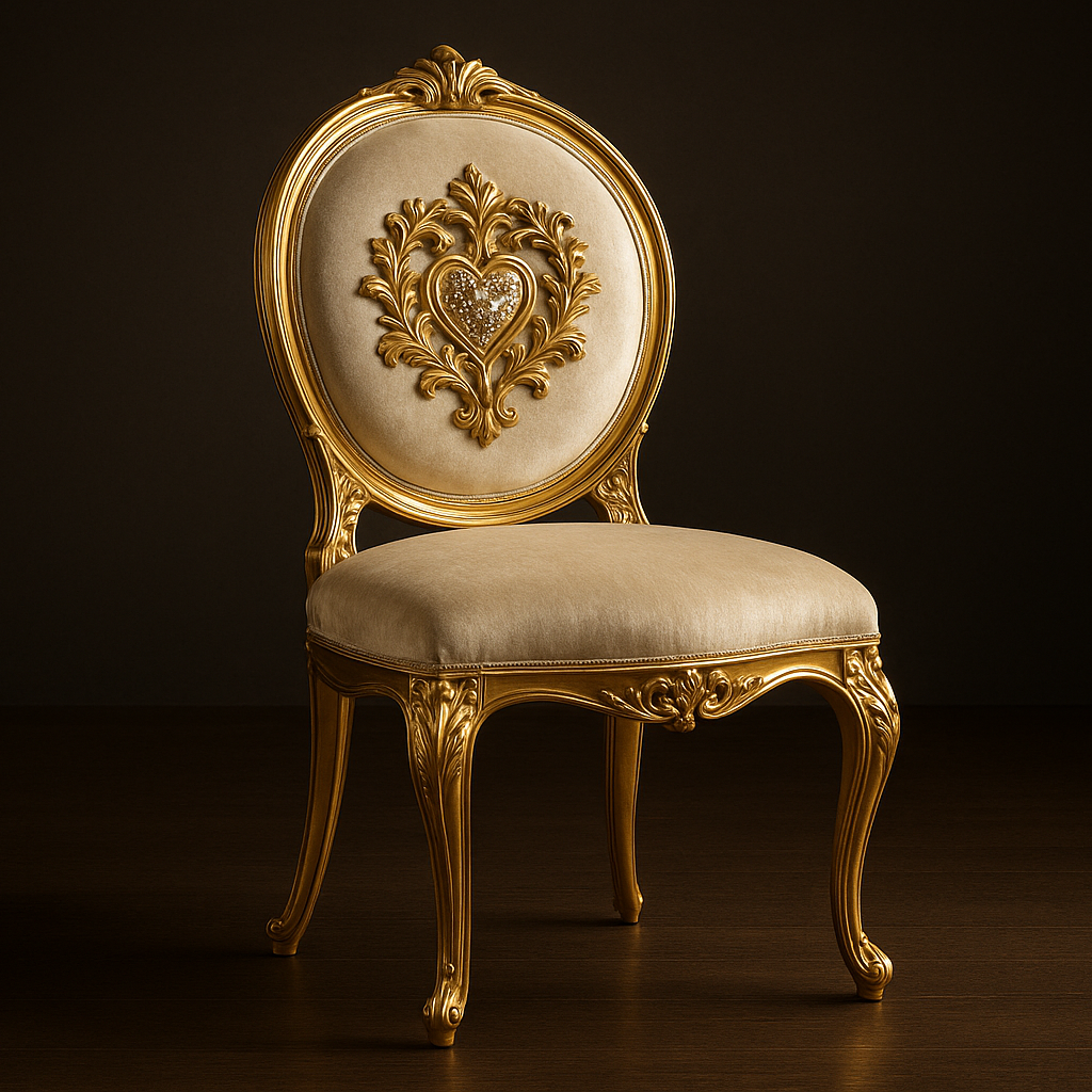 Cœur Précieux Eternal Elegance Dining Chair - Corrected Alternative Angle