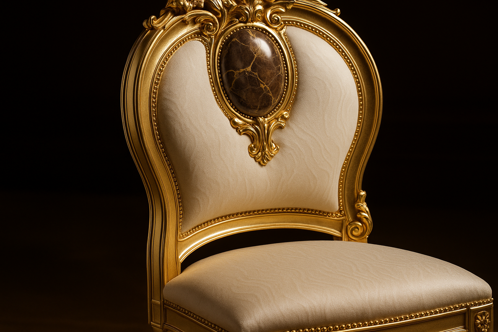Cœur Précieux Eternal Elegance Dining Chair - Pinnacle of Craftsmanship