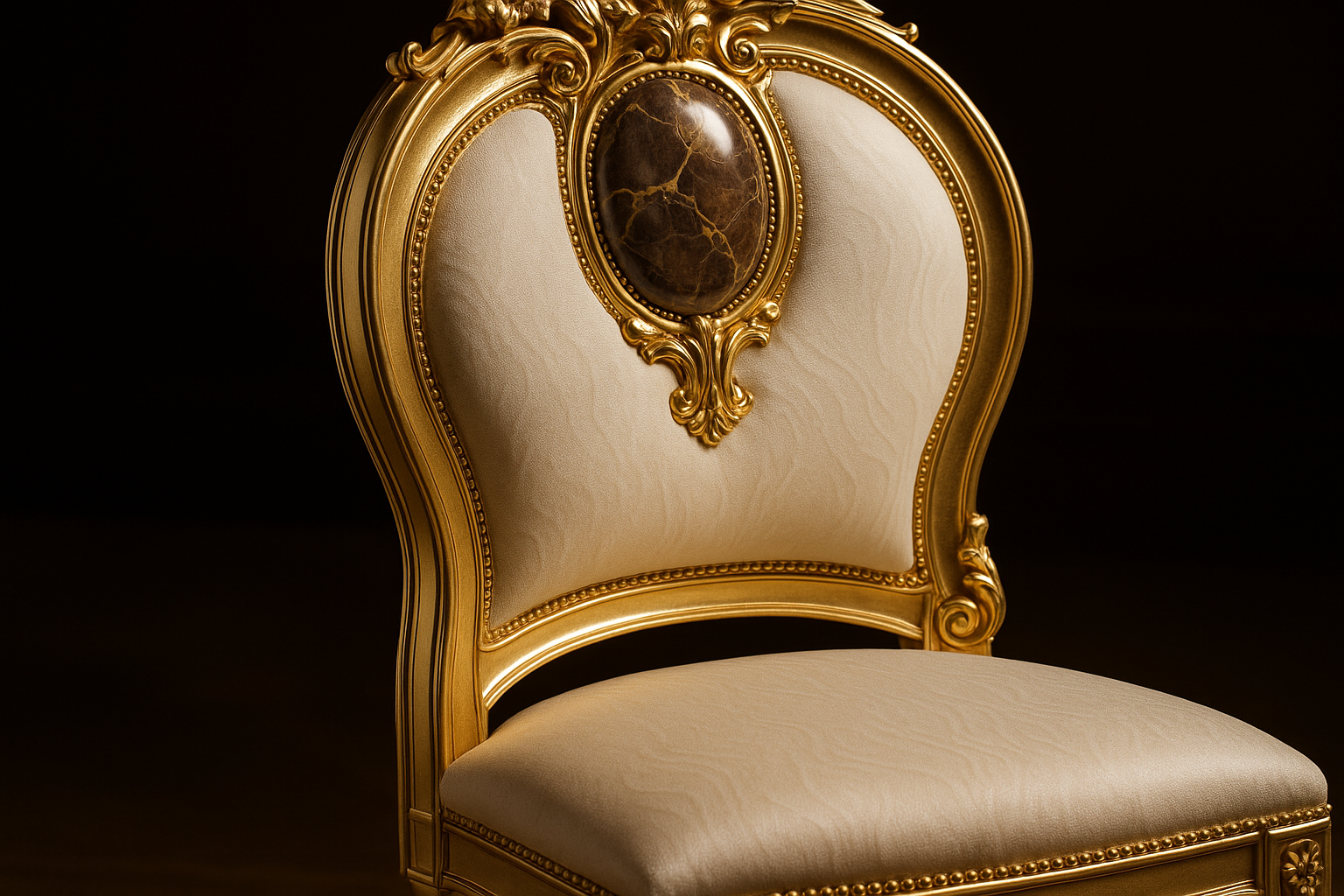 Cœur Précieux Eternal Elegance Dining Chair - Pinnacle of Craftsmanship