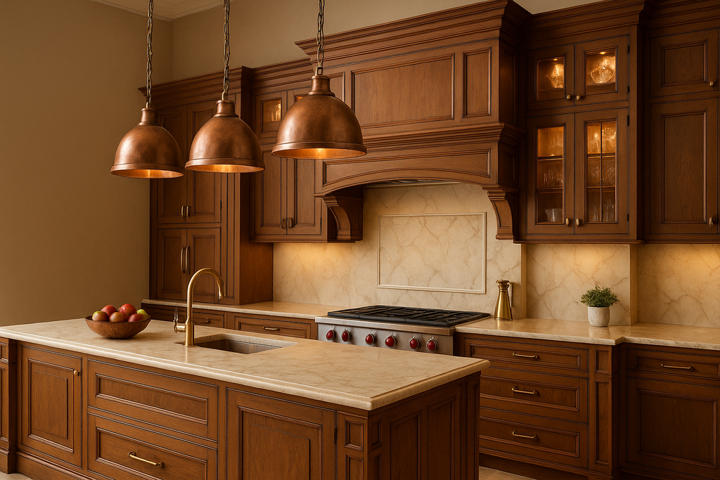 Cœur Précieux – Eternal Luxe Kitchen - Solid Teak & Italian Marble Masterpiece