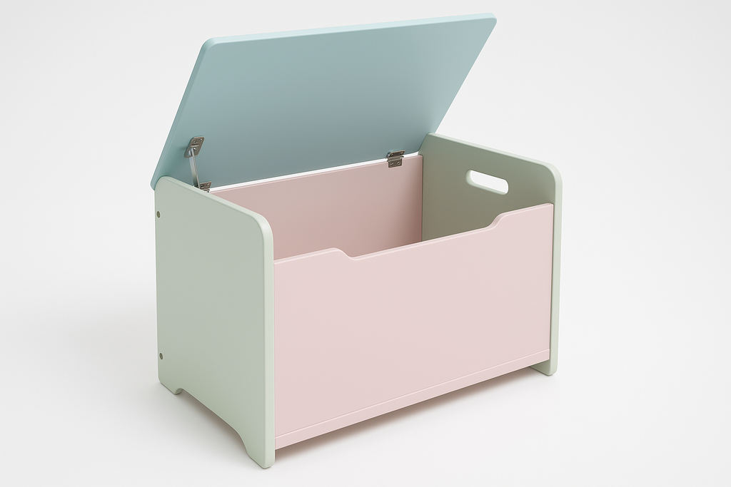 Collection Minette Toy Chest for Kids - Perspective View