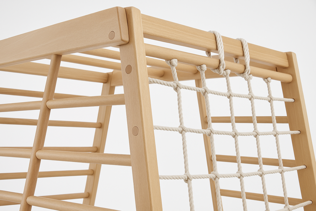 Detailed view of Adventure Climbing Frame