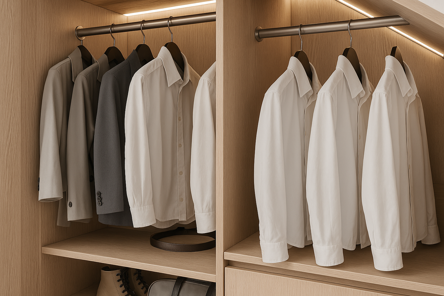 Detailed view of Atelier Noble Closet Conversion Under Stair Unit