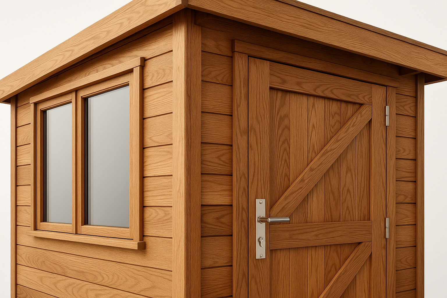 Detailed view of Atelier Noble Premium Shed 3.5x2.5m