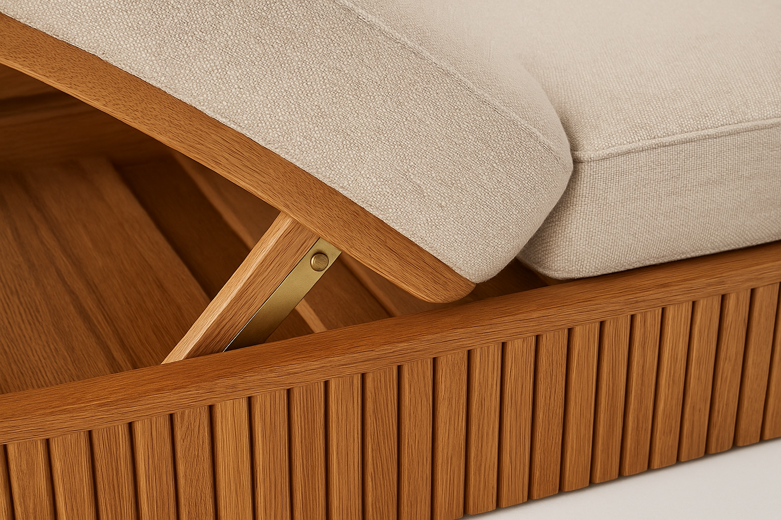 Detailed view of Atelier Sage Timeless Adjustable Lounger