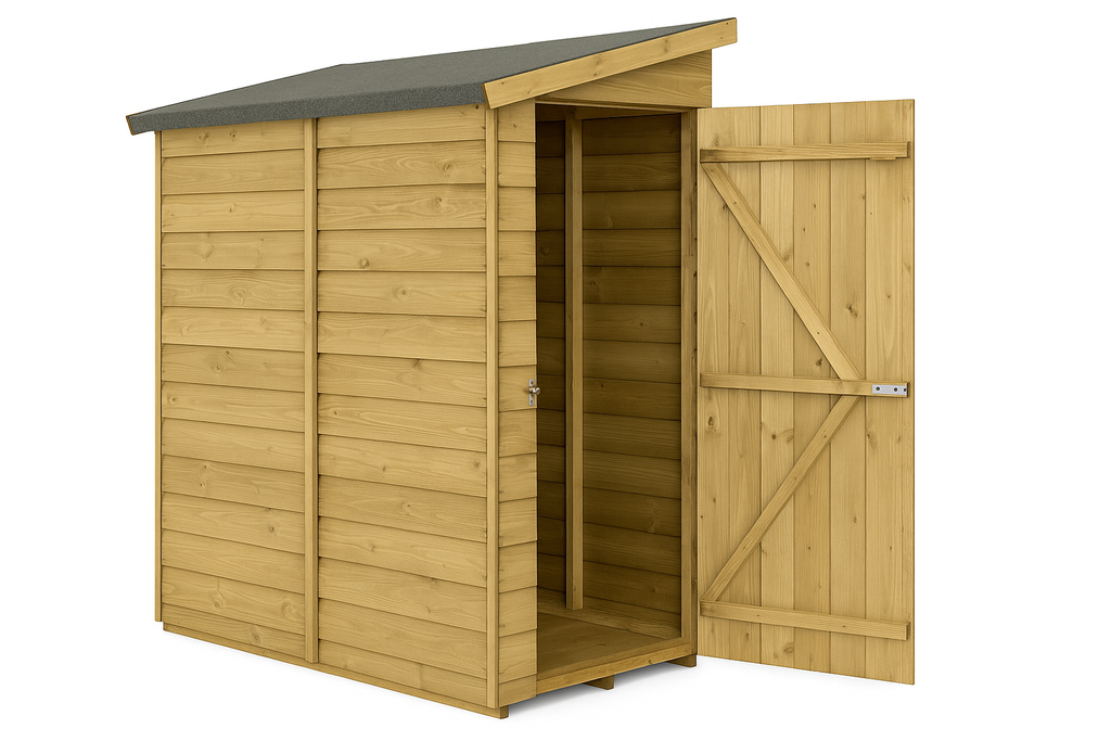 Detailed view of Compact Garden Shed 1.5x1.2m