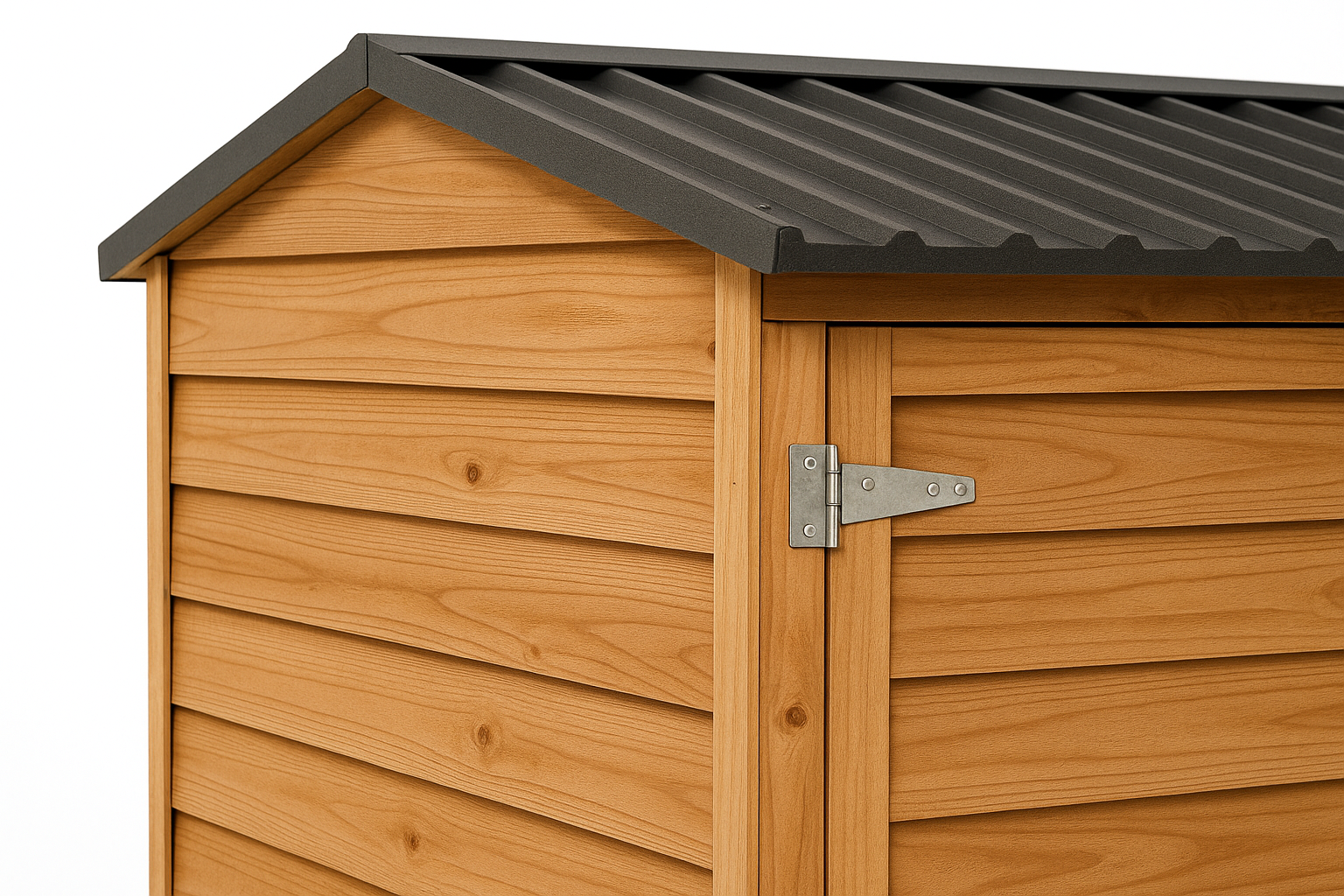 Detailed view of Essential Storage Shed 2x1.5m