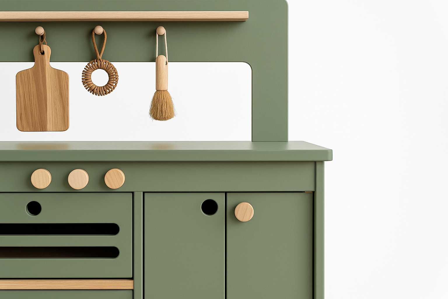 Detailed view of Little Chef Play Kitchen