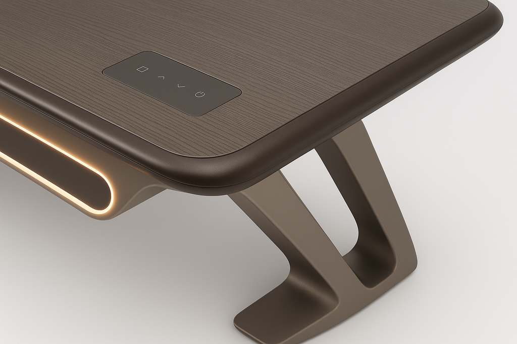 Detailed view of Maison Mère Automated Desk Smart Interior