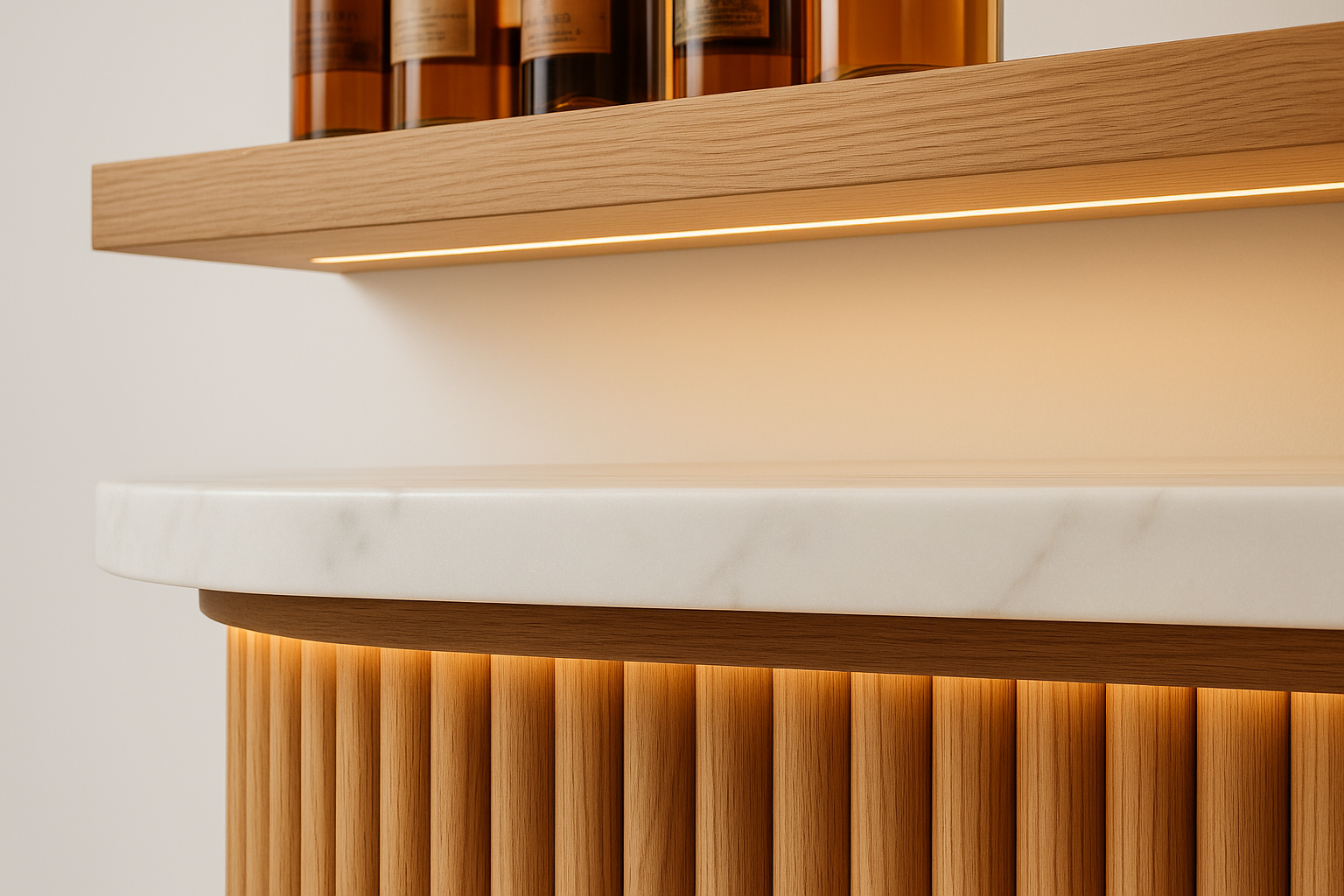 Detailed view of Manhattan Corner Bar