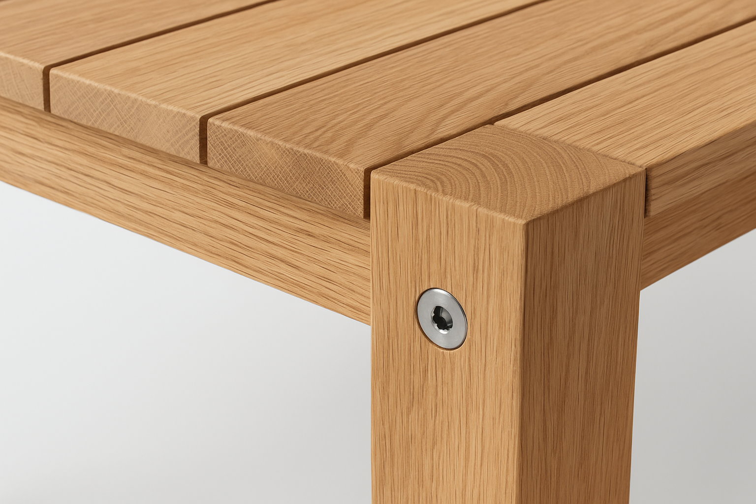 Detailed view of Nova Minimalist Outdoor Dining Table