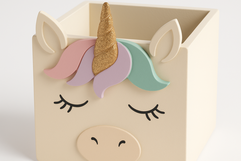 Detailed view of Petite Licorne Cube Organizer