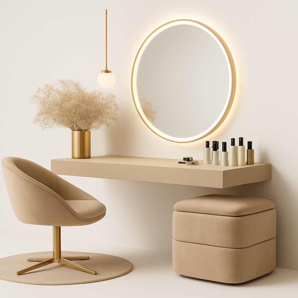 Flamme Dorée Sparkle Vanity - Side View
