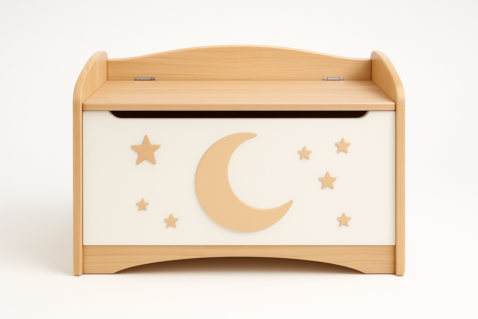 Front view of MoonCrate Toy Chest
