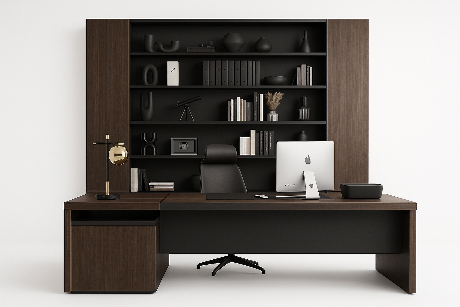 Front view of Perdue Premier Executive Office Setup
