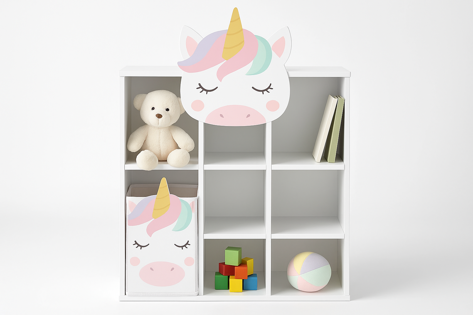 Front view of Petite Licorne Cube Organizer