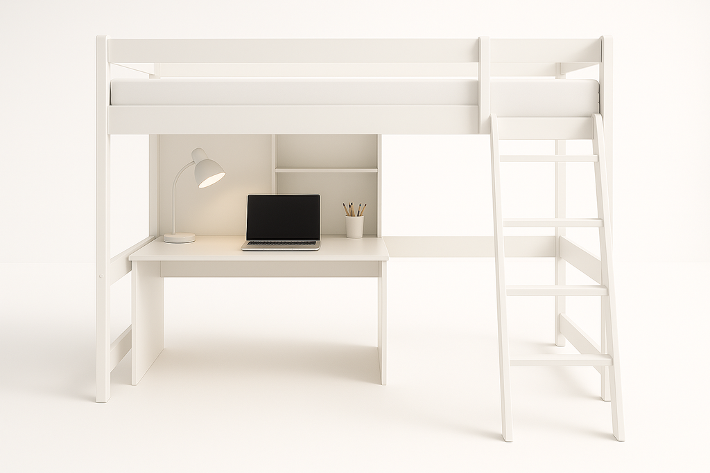 Front view of Sky High Study Loft