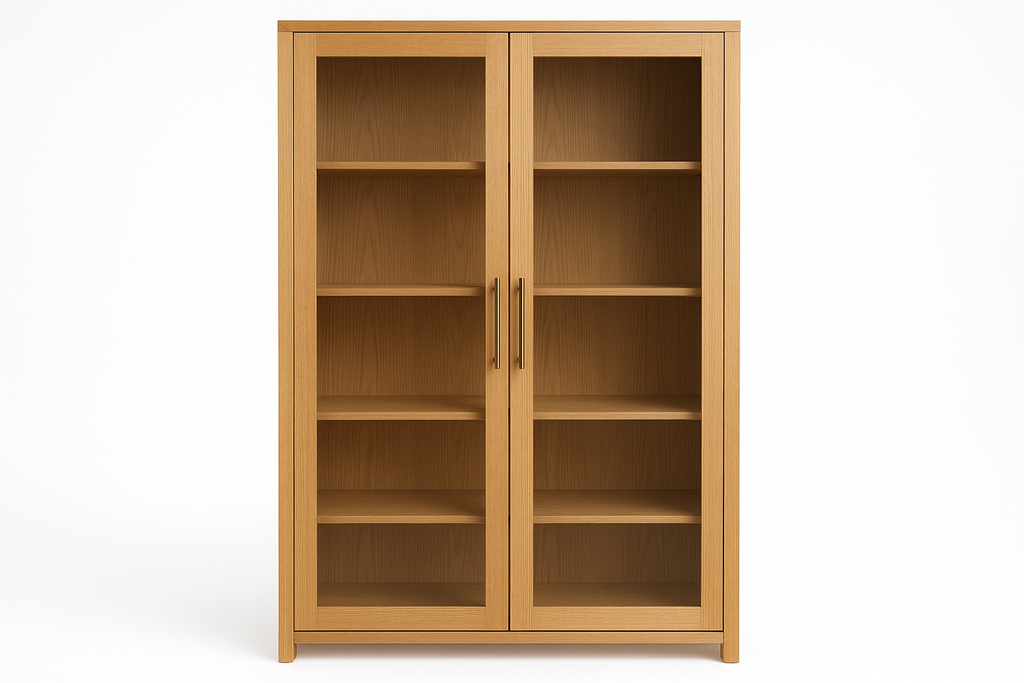Isla Glass Door Pantry - Front View
