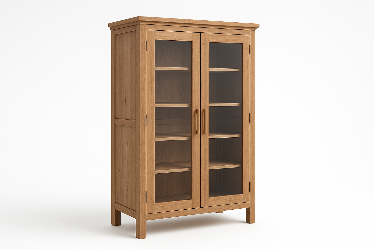Isla Glass Door Pantry - Perspective View