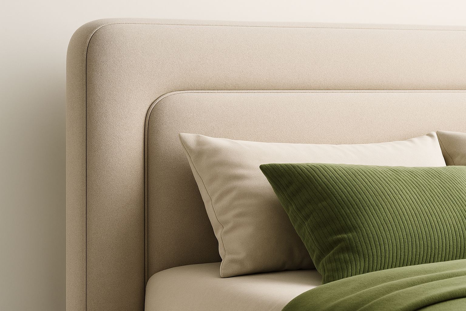 Isla King Upholstered Bed - Premium Upholstery Detail