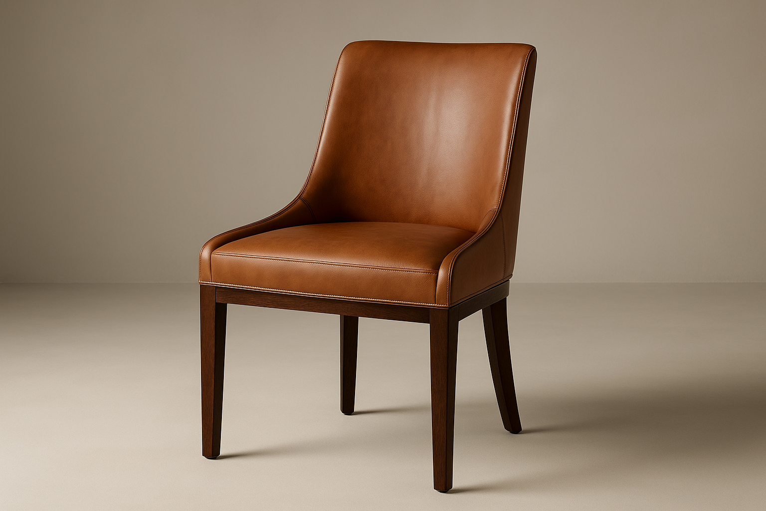 Isla Leather Dining Chair - Main View