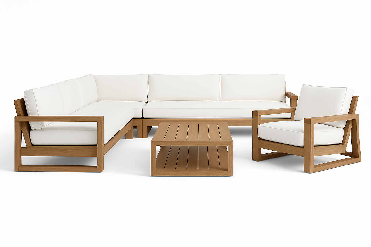 Isla Weather-Resistant Sectional - Front View