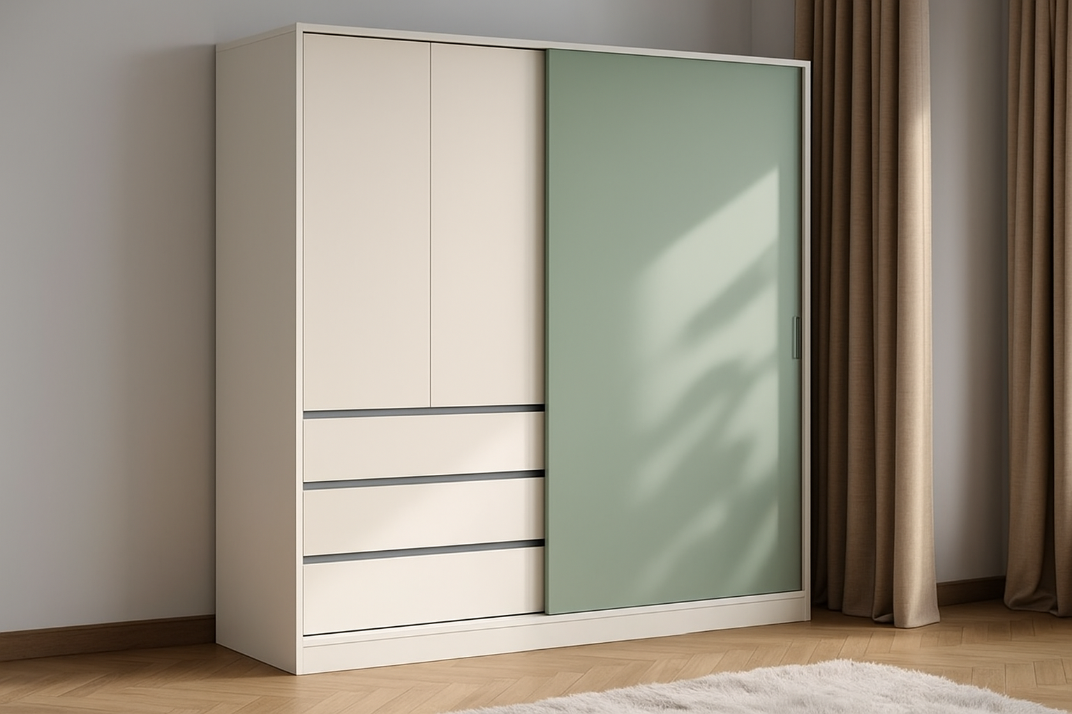 Kaya Sliding Wardrobe - Contemporary Functionality